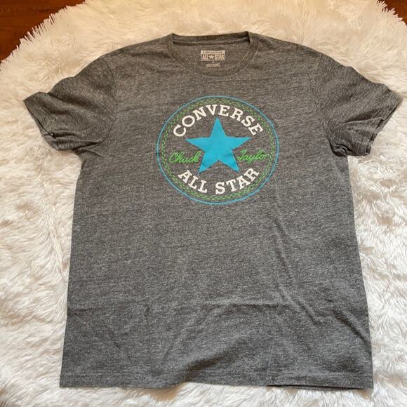 Converse Tops - Converse Grey/Blue/Green/White Size: Medium T-Shirt